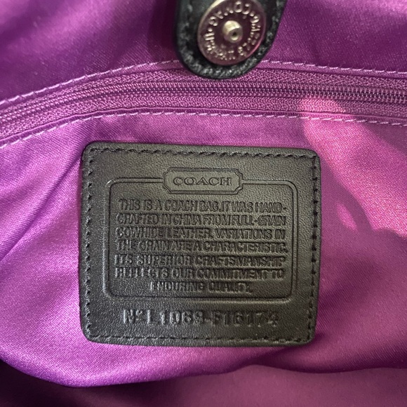 COACH Pebble Leather Carly Tote - Picture 3 of 6